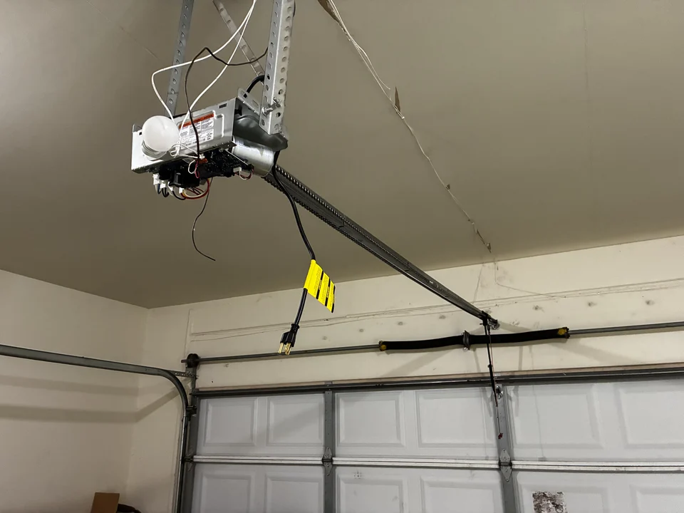 Broken garage door opener