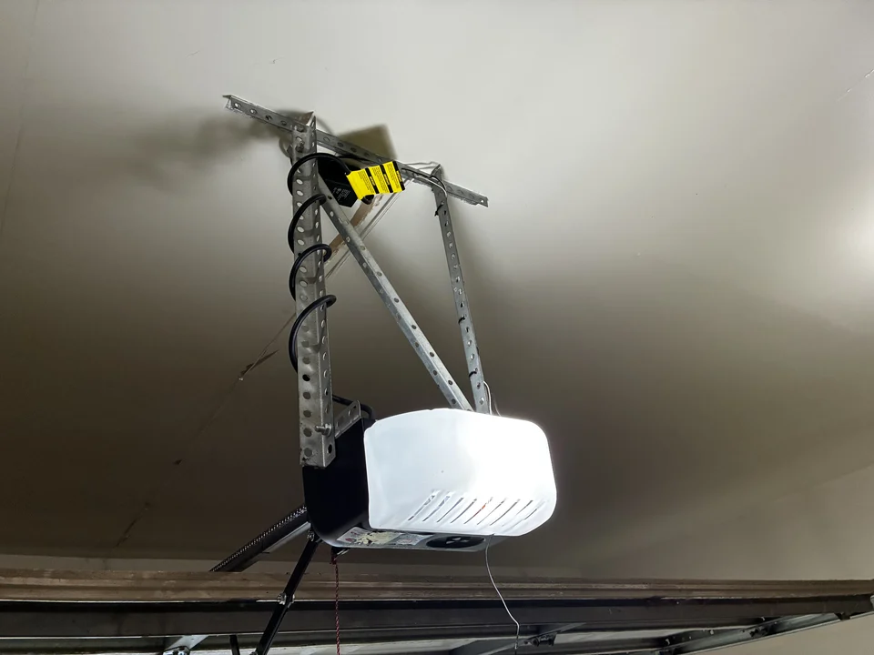 New garage door opener installation